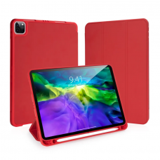 Чехол книжка iPad Pro 12.9" Gurdini Milano Series (pen slot) (Красный)