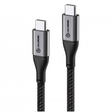 Кабель ALOGIC Premium Super Ultra USB 2.0 USB-C - USB-C - 5A/480Mbps - 1.5m (Space Grey)