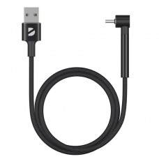 Кабель Deppa Stand USB - USB-C,подставка, алюминий, 1м (Черный)