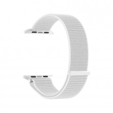 Ремешок Deppa Band Nylon для Apple Watch 42/44 mm, нейлоновый (Белый)