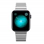 Ремешок Metalband для Apple Watch 42/44/45mm, блочный (Серебристый)