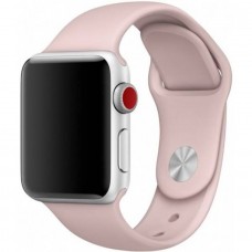 Ремешок Sportband для Apple Watch 38/40/41mm силиконовый (Розовый песок)