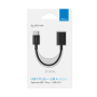 Отзывы владельцев о Адаптер Deppa USB-C для Macbook USB-C to USB 0.15m (Черный)
