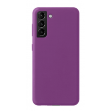 Накладка Liquid Silicone Pro для Samsung Galaxy S21 Plus, фиолетовый, картон, Deppa