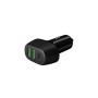 Отзывы владельцев о Автомобильное зарядное устройство Deppa 2 USB QC 3.0, USB-C PD, 42W, карбон (Черный)
