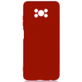 Чехол силиконовый Silicon Cover для Xiaomi Poco X3/X3 PRO (Красный)