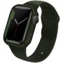 Отзывы владельцев о Чехол Uniq для Apple Watch 7 45 mm Legion +9H Curved glass (Зеленый)
