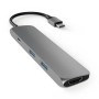 Отзывы владельцев о Переходник Satechi Slim Aluminum Type-C Multi-Port Adapter USB Type-C, 2хUSB 3.0, 4K HDMI (Серый)