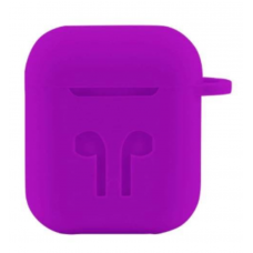 Чехол силиконовый для наушников Apple AirPods (Фиолетовый)