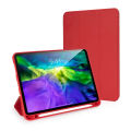 Чехол книжка iPad Air 4 10.9" Gurdini Milano Series (pen slot) (Красный)