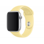 Ремешок Sportband для Apple Watch 38/40/41mm силиконовый (Лимонный крем)