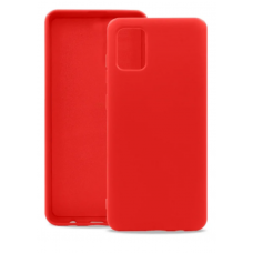 Чехол силиконовый Silicon Cover для Samsung A52 (Красный)