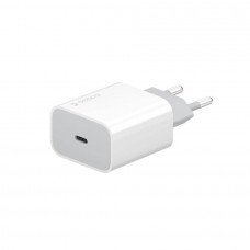 Сетевое зарядное устройство Deppa USB Type-C, Power Delivery, 20W (Белый)