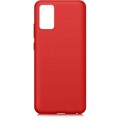 Чехол силиконовый Silicon Cover для Samsung Galaxy A02s (Красный)