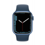 Отзывы владельцев о Часы Apple Watch Series 7 GPS 45mm Aluminum Case with Sport Band (Синий / Синий омут) MKN83