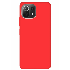 Чехол силиконовый Silicon Cover для Xiaomi 11 Lite/11 Lite NE (Красный)
