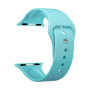 Отзывы владельцев о Ремешок Deppa Band Silicone для Apple Watch 42/44 mm, силиконовый (Мятный)