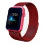 Отзывы владельцев о Ремешок Metalband для Apple Watch 38/40/41mm, миланский сетчатый (Красный)
