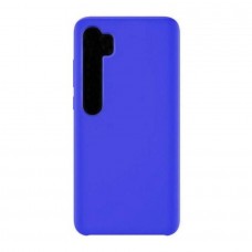 Чехол силиконовый Silicon Cover для Xiaomi Mi Note 10 (Синий)