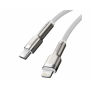 Отзывы владельцев о Кабель Baseus Type C to Lightning Cable Metal плетеный 1.0m (Белый)