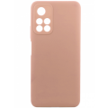 Чехол силиконовый Silicon Cover для Xiaomi Redmi Note 11 4G (Розовый песок)