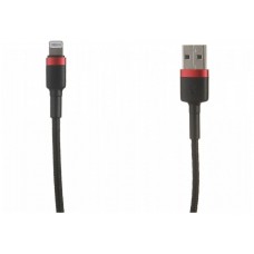 Кабель Baseus Lightning to USB Cable Cafule Kevlar 1.0m (Чёрный+Красный)