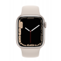 Отзывы владельцев о Часы Apple Watch Series 7 GPS 45mm Aluminum Case with Sport Band (Белый/ Сияющая звезда) MKN63