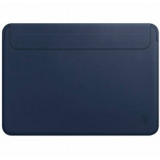 Конверт-чехол кожаный Wiwu Skin Pro 2 Leather для Macbook 13" (Синий)
