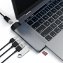 USB-хаб Satechi Aluminum Type-C Pro Hub Adapter with Ethernet & 4K HDMI (Серый космос)