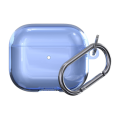 Чехол силиконовый Deppa с карабином для AirPods 3 (Голубой)