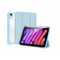 Чехол Dux Ducis Toby Series для iPad Mini 2021 с отсеком для стилуса (Небесно-голубой)