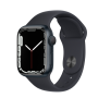 Отзывы владельцев о Часы Apple Watch Series 7 GPS 45mm Aluminum Case with Sport Band (Черный/ Темная ночь) MKN53