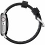 Ремешок Nomad Rugged Strap V.2 для Apple Watch 38/40/41mm, фторэластомер, серебряная застежка (Черный)