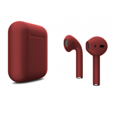 Беспроводные наушники Apple AirPods 2 Color (без беспроводной зарядки чехла) Бордовый