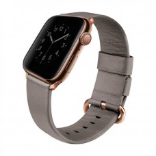 Ремешок Uniq для Apple Watch All series 38/40/41 mm Mondain Strap Leather (Бежевый)