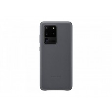 Чехол Samsung Leather Cover Galaxy S20 Ultra (Серый)