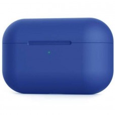 Чехол силиконовый для наушников Apple AirPods Pro (Синий)