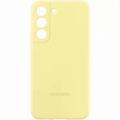 Чехол-накладка Samsung Silicone Cover для Galaxy S22 (Сливочно-желтый)