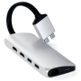 Отзывы владельцев о Адаптер Satechi Type-C Dual Multimedia Adapter для MacBook (Серый космос)