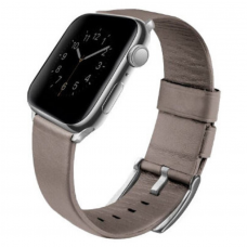 Ремешок Uniq для Apple Watch All series 42/44/45 mm Mondain Strap Leather (Бежевый)