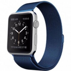 Ремешок Metalband для Apple Watch 38/40/41mm, миланский сетчатый (Тихоокеанский синий)