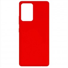 Чехол силиконовый Silicon Cover для Samsung A72 (Красный)