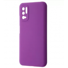 Чехол силиконовый Silicon Cover для Xiaomi Note 10T/Poco M3 Pro (Фиолетовый)