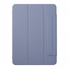Чехол-подставка Deppa Wallet Onzo Magnet для Apple iPad Pro 11" (2020/2021) (Серо-лавандовый)