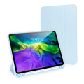 Чехол книжка iPad Air 4 10.9" Gurdini Milano Series (pen slot) (Небесно-голубой)