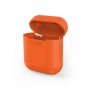 Чехол силиконовый для наушников Apple AirPods (Оранжевый)