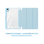 Отзывы владельцев о Чехол Dux Ducis Toby Series для iPad Mini 2021 с отсеком для стилуса (Небесно-голубой)