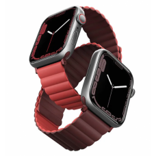 Ремешок Uniq для Apple Watch All 41/40/38 mm Revix reversible Magnetic (Maroon/Coral)