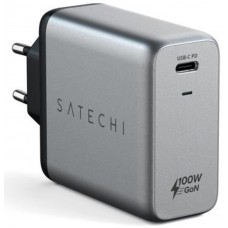 Сетевое зарядное устройство Satechi Compact Charger 100W с технологией GaN Power (Серый космос)