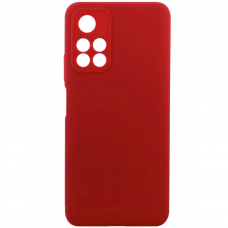 Чехол силиконовый Silicon Cover для Xiaomi Redmi Note 11 4G (Красный)